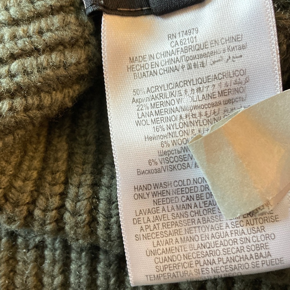 BCBGMaxAzria Green Mock Neck Sweater Batwing Women Size Small - Picture 12 of 15